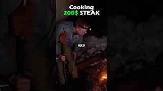 Cooking A 200 Steak While Freezing In The Wild