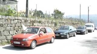 Caravana de Vilela em direcção à apresentação....