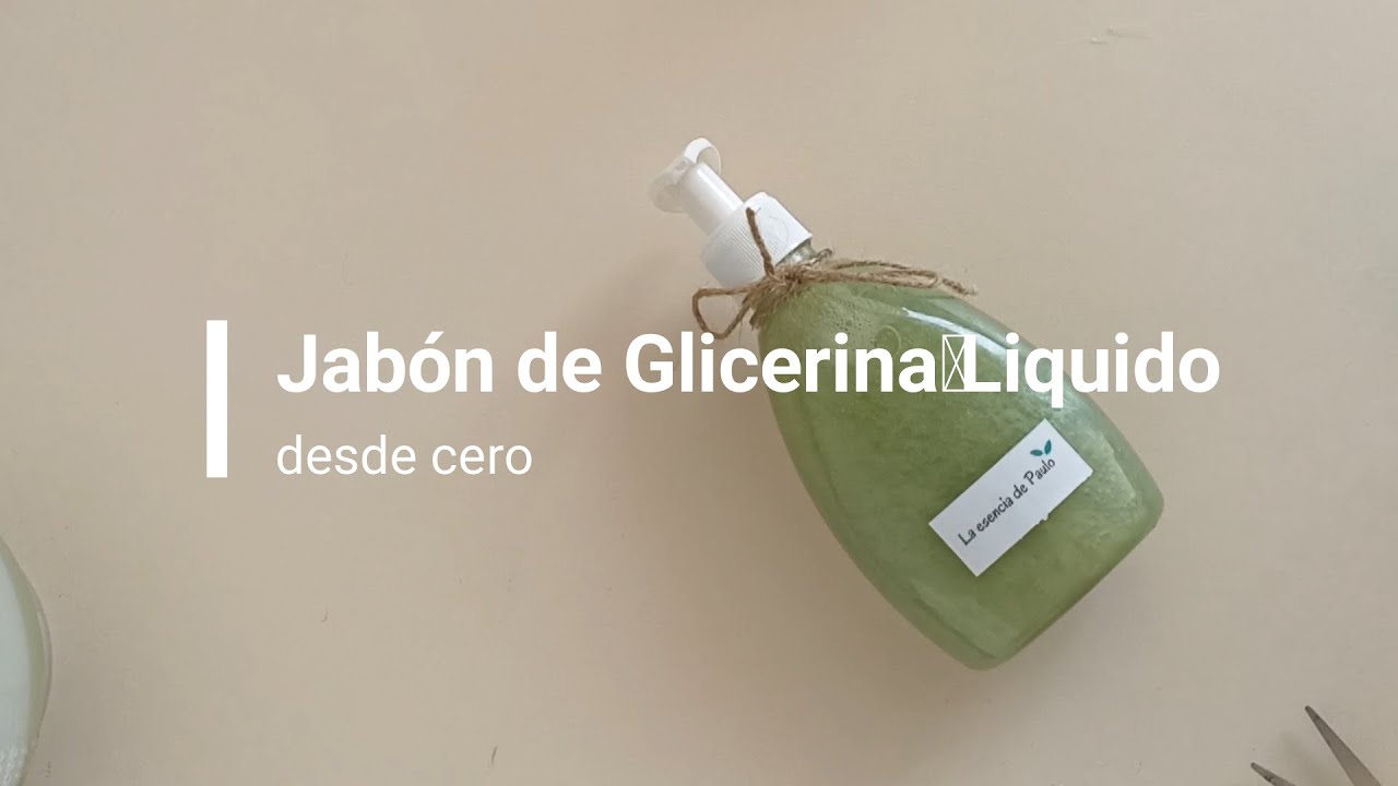Cómo hacer jabón base de glicerina 🧼 desde cero 