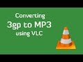 Convert to mp3 using vlc