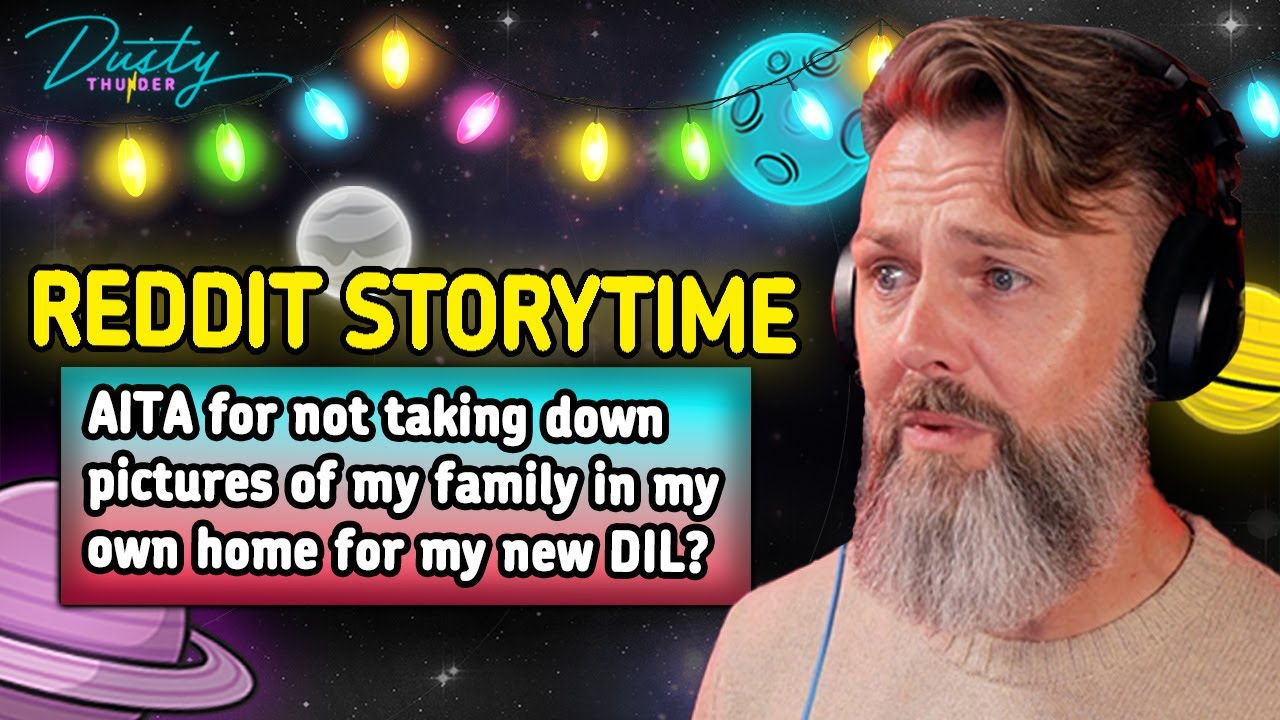 AITA for not taking down pictures of MY FAMILY  in MY OWN HOME, all for my new DIL?