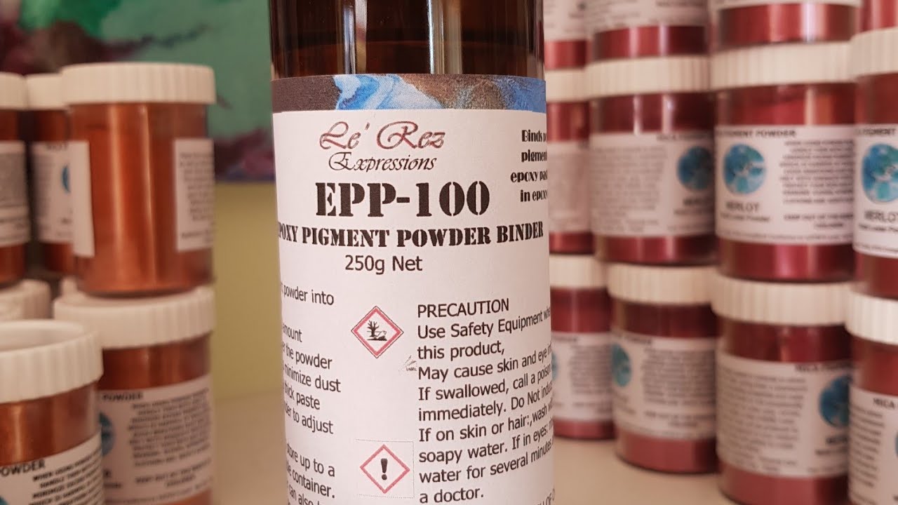 EPP -100 EPOXY PIGMENT POWDER BINDER / How to mix pigment powder into paste  