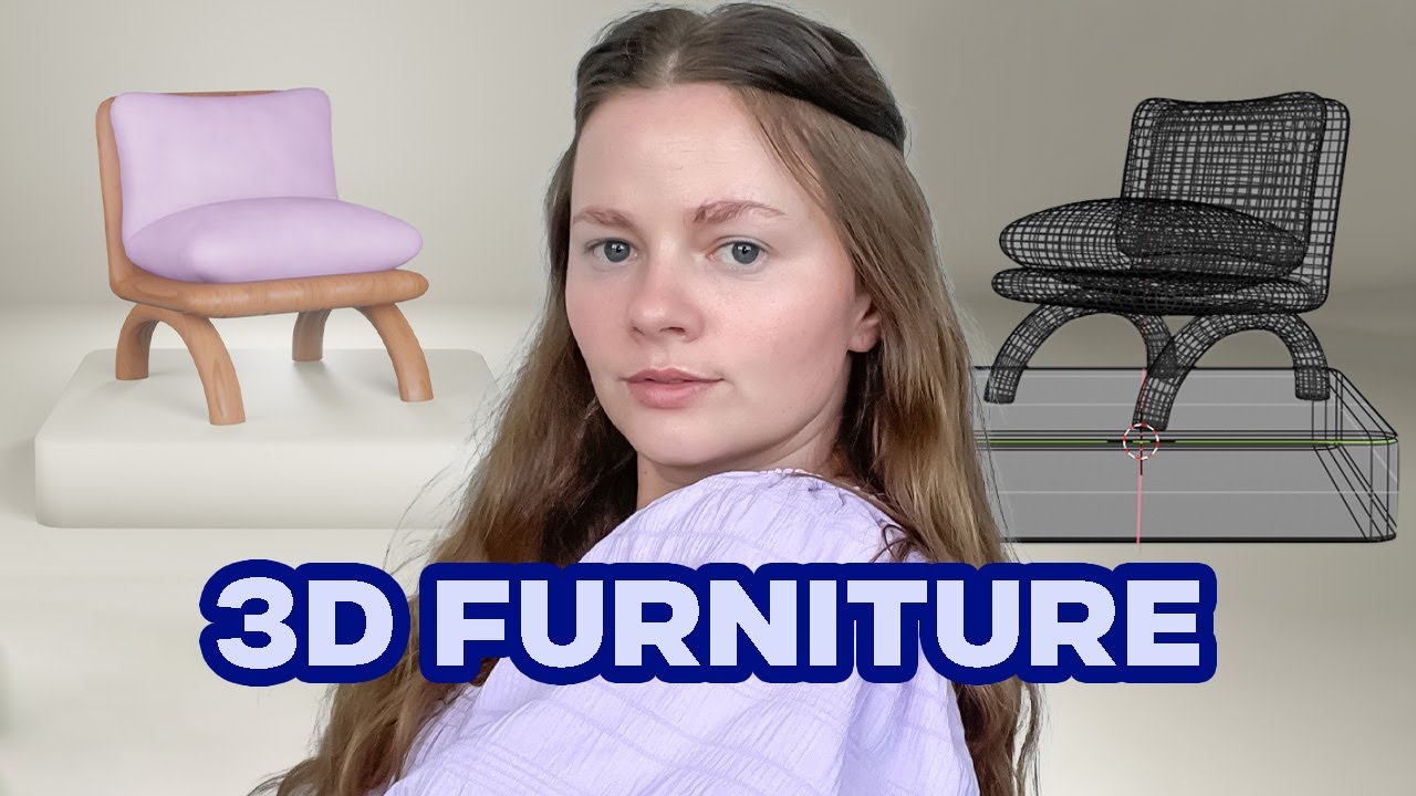 Designing 3D furniture in Blender YouTube