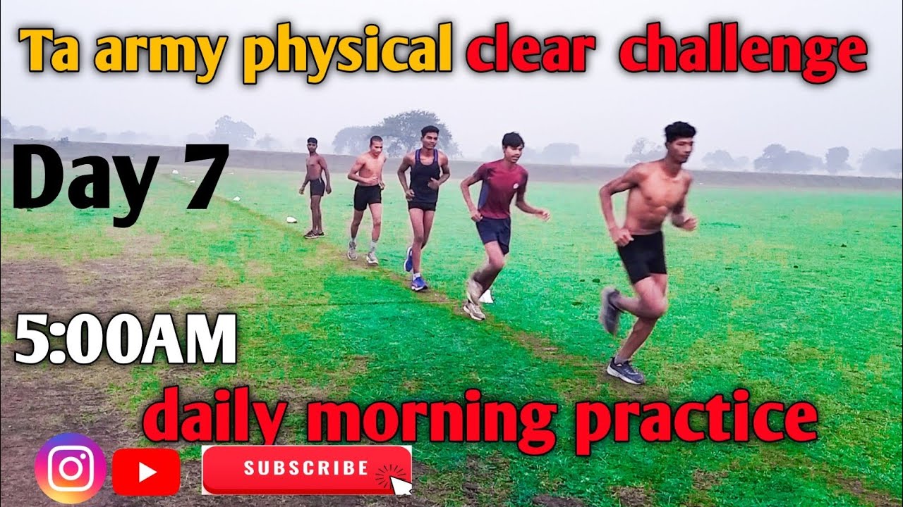 Ta army 1600 meter running workout | daily morning practice | 