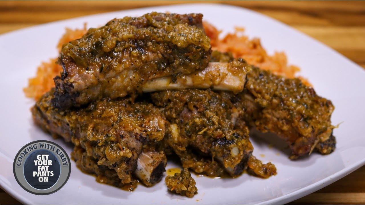 Costillas de Cerdo en Salsa - Pork ribs in Salsa - Mexican Food