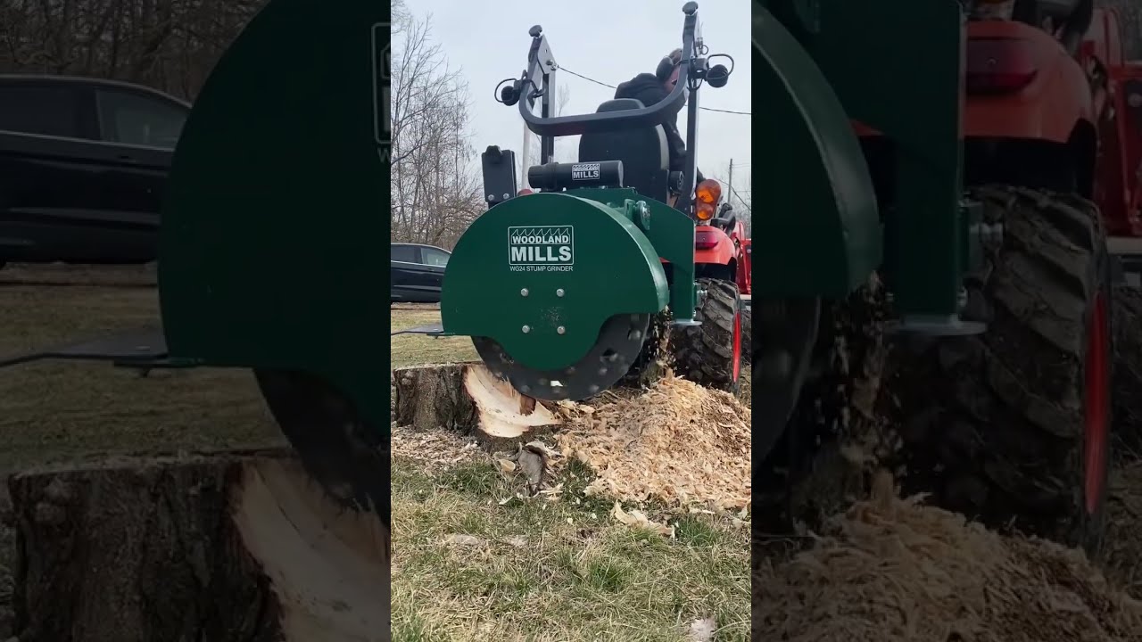Kubota BX Stump Grinder