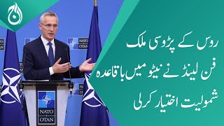 Russia&rsquo;s neighboring country Finland formally joined NATO - Aaj News