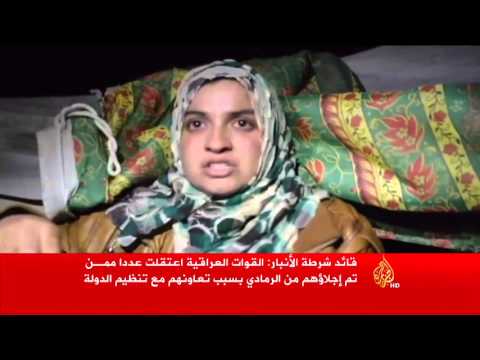 النازحون من الرمادي: القوات العراقية أخلت بوعودها