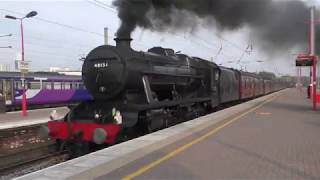 LMS 8f 48151 The Salopian plus rail at Wigan Wednesday 17/04/2019