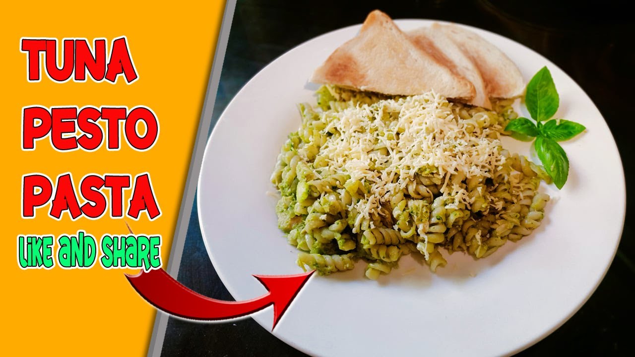 TUNA PESTO PASTA QUICK AND EASY RECIPE etucute TV YouTube