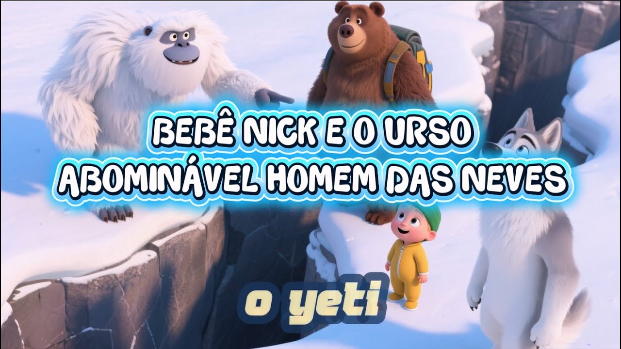 Bebê Nick e o Urso - ABOMINÁVEL HOMEM DAS NEVES .