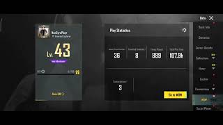Famous I reached level 43 in wow mode | non gyro player | epic rewards😍 | bgmi | pubg.. Wealth