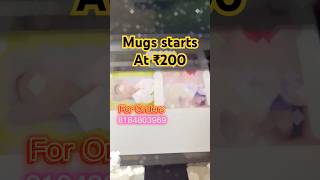 Customized mugs available.WhatsApp:8184803969.