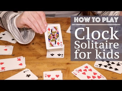 How To Play Clock Solitaire Card Game Youtube