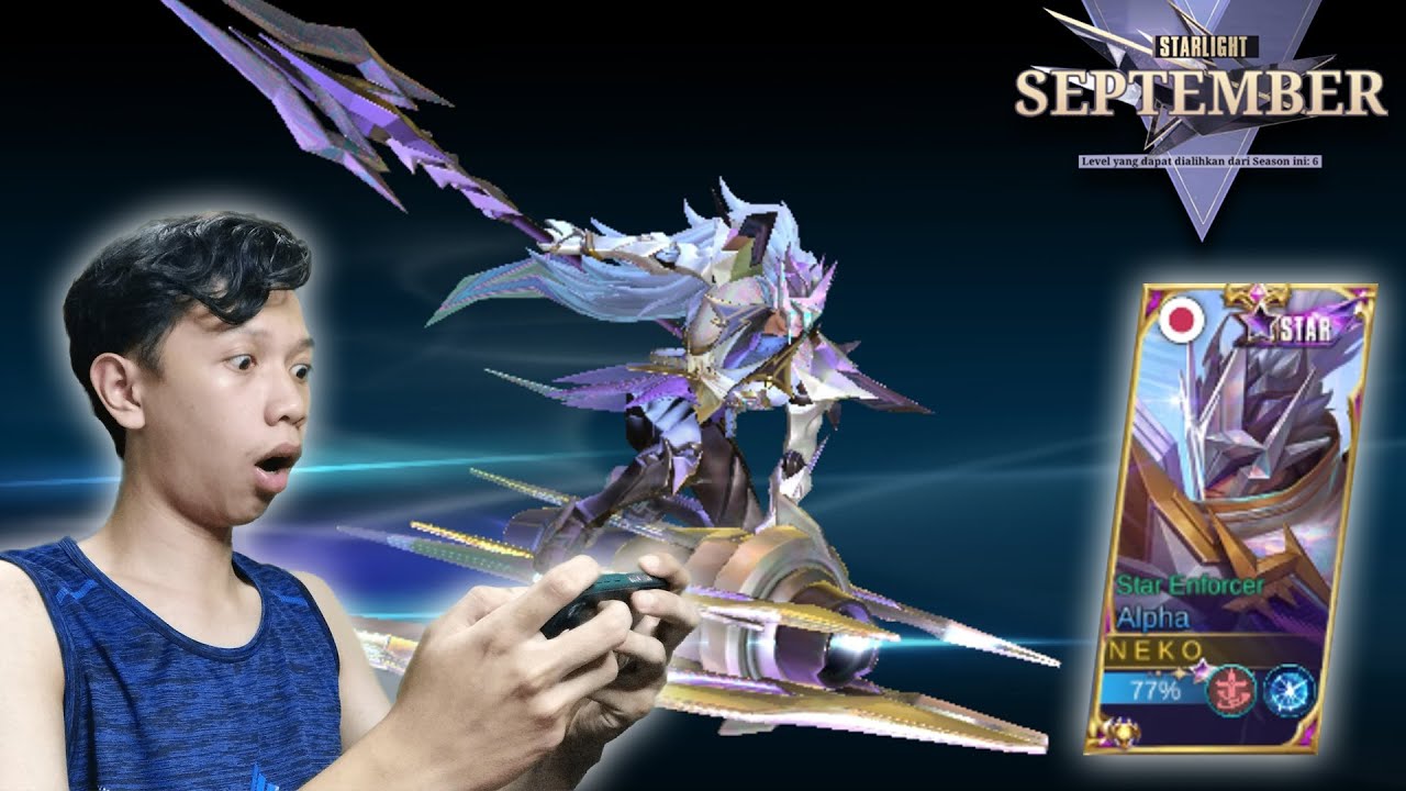 REVIEW SKIN STARLIGHT ALPHA Harga Murah Kualitas Mewah, Berasa Kaya Lagi Main Gundam- Mobile Legends