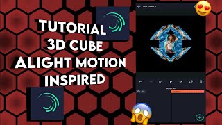Tutorial 3d Cube | Alight Motion Inspired |