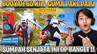 BOOYAH 65 KILL CUMAN MAKE PALU JUJUTSU 😱 !! 2 HIT MUSUH LANGSUNG BALIK LOBI 😂
