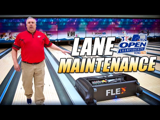 2023 Lane Maintenance at the USBC Open Championships Bowling