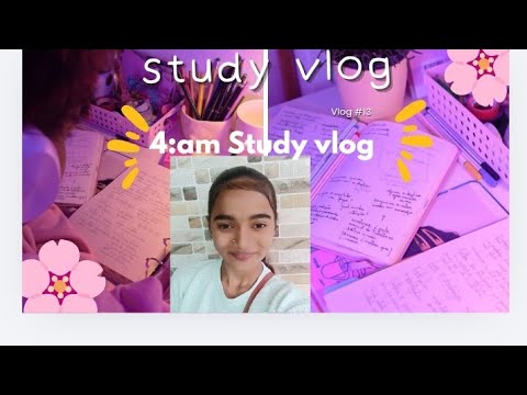 4:am study vlog 📚💯🥉 productive morning routine 🫣#discipline #productive #studyvlog