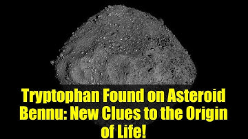 Tryptophan Found on Asteroid Bennu: New Clues to the Origin of Life!