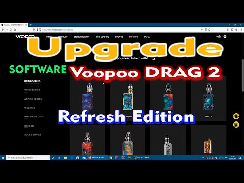 elf bar vape uk UPGRADE SOFTWARE VOOPOO DRAG 2 Refresh Edition sangat mudah sekali