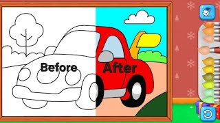 Coloring Games | CAR | coloring | esay kids  | Coloring  screenshot 2
