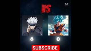 GOJO VS GOKU 🔥 #anime #youtubeshorts #goku #vs #gojo #ytshorts #viralshorts