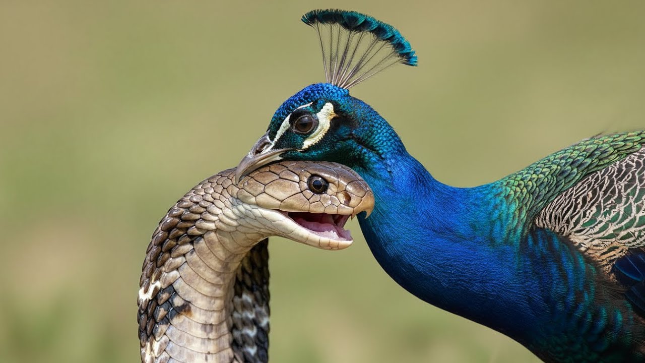 Peacock vs Cobra | A Mother’s Fight to Protect Her Chicks | Wildlife Documentary