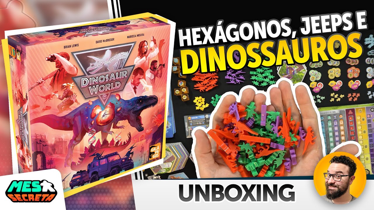 Ilha dos Dinossauros – Jogo de Tabuleiro - Dinos & Sauros