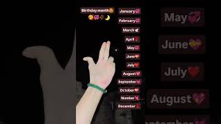 please comment your birthday month #handdance #love #shortvideos #viral #trending #statusvideo
