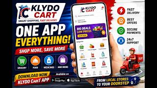 Klydo Cart 2 – One App for Everything | Shop Smart, Fast Delivery | Download Now screenshot 3