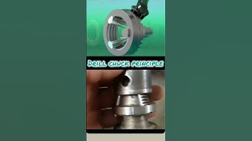 Drill Chuck principle l solid work design 3danimation #automobile #technology #tools