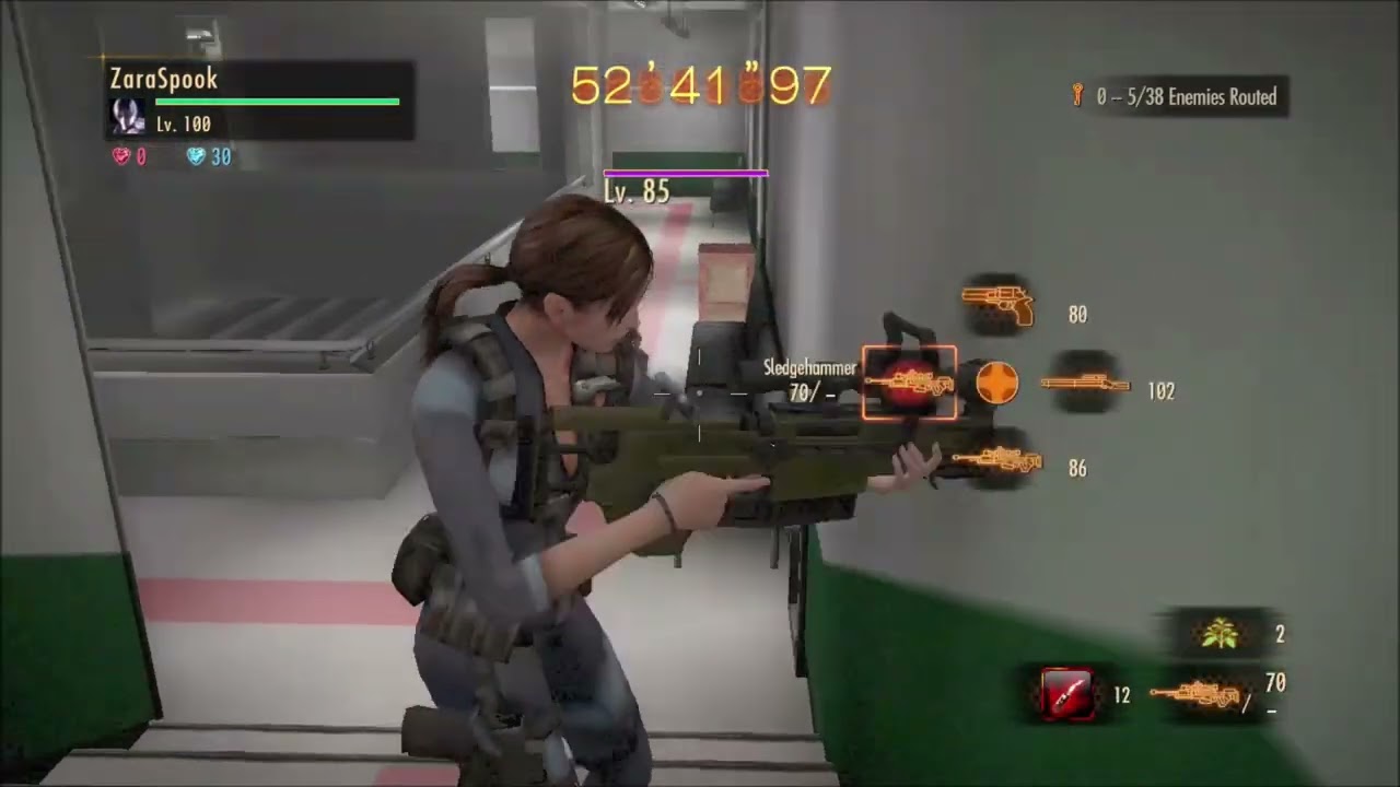 Resident Evil Revelations 2 Weekend Survivor No. 187 Level 100 (50'53)