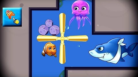 Fishdom Mini Games Ads Part 10 - All Levels - We Can Save The Fish