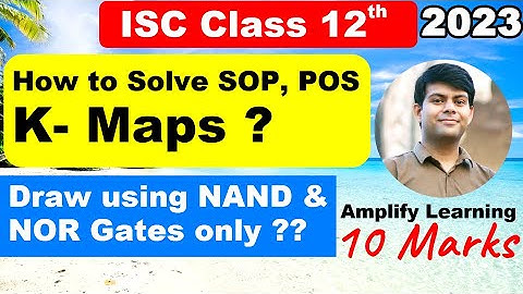 K-Maps | Important Questions in Computer Science for 2023 board Exams