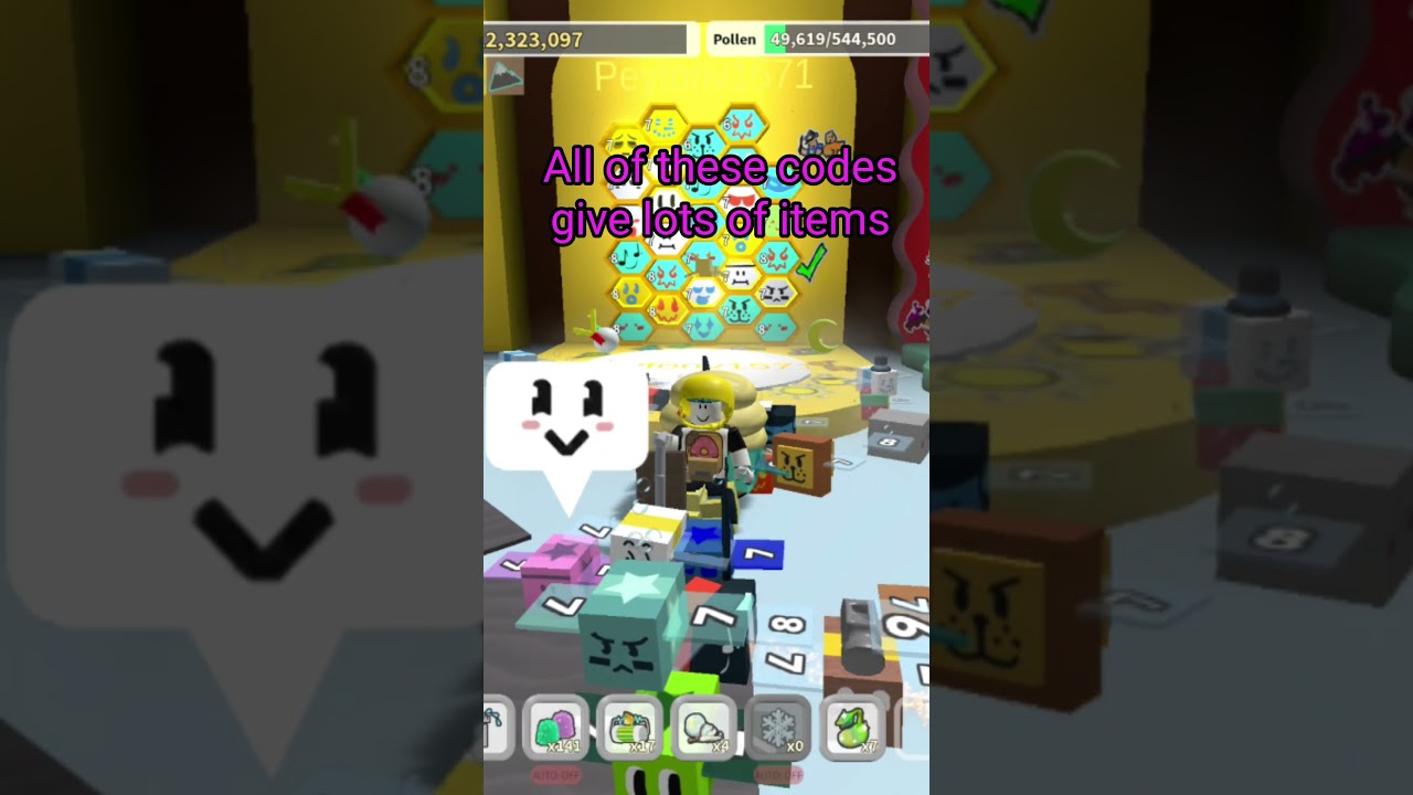 New Secret Codes for "Bee Swarm Simulator" for February 