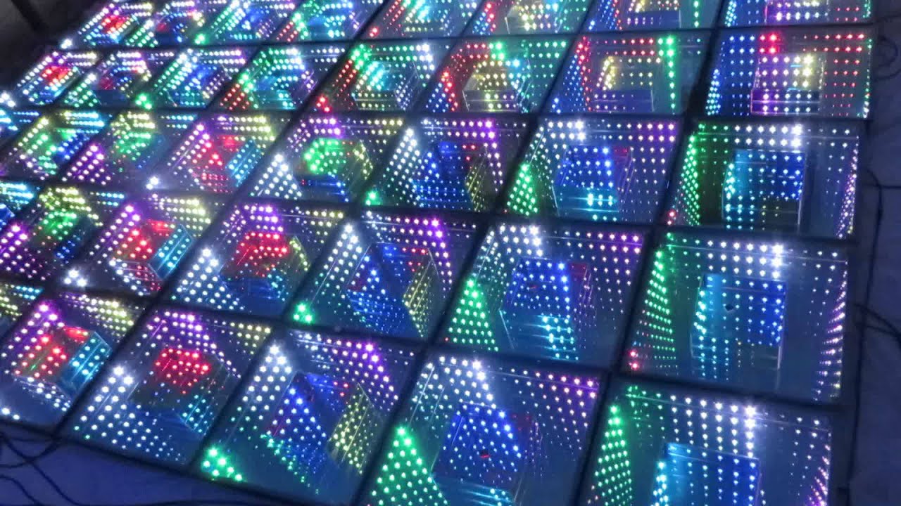 timmer tunnel 3d stage led dance floor youtube
