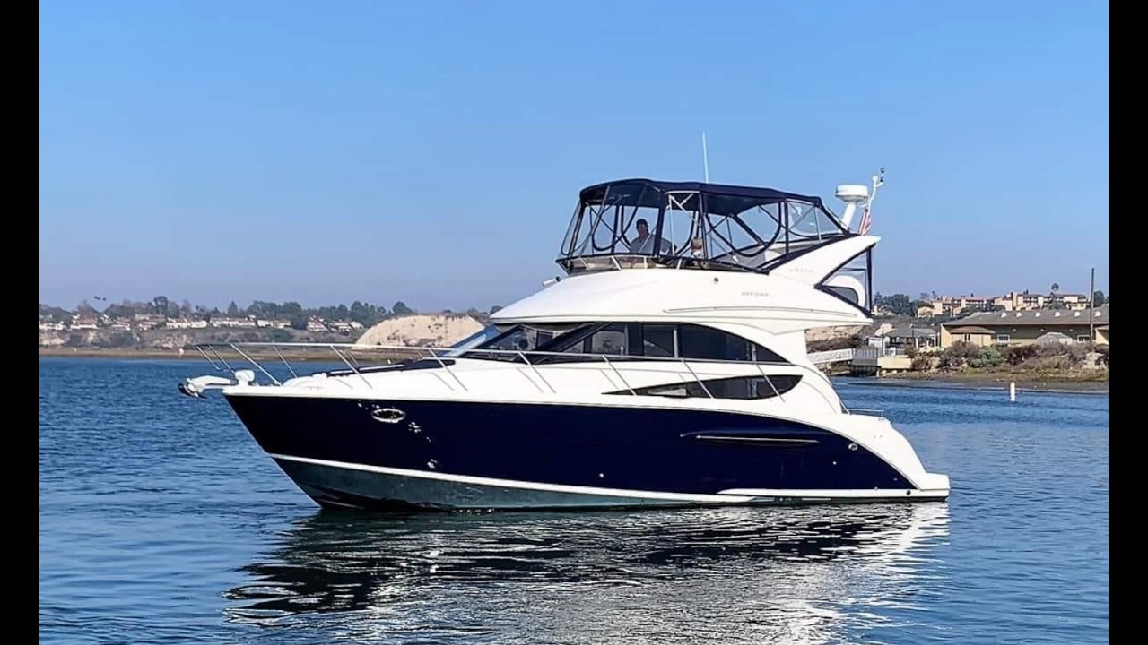 ⁣2007 Meridian 341 Sedan Powerboat For Sale Video Walkthrough By Ian Van Tuyl Yacht Broker California