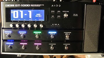 How I use the Boss GT-1000
