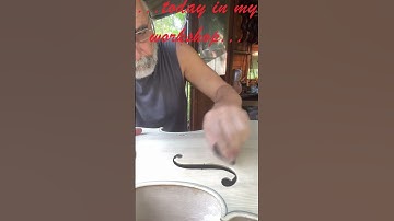 Today in my workshop No 9... scraping top of the new studio  cello... #cello #shorts  #cellolove