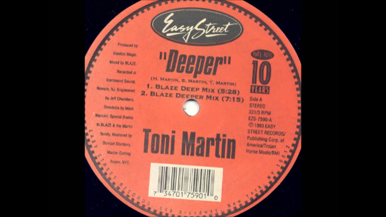 Watch Toni Martin - Deeper (Blaze Deeper Mix) on YouTube Watch Toni Martin - Deeper (Blaze Deeper Mix) on YouTube