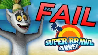 Super Brawl Summer - King Julien Tournament Gameplay Fail