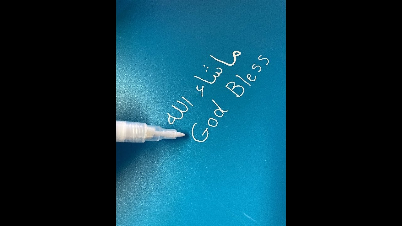 White Paint Pen, 6 Pack 0.7mm Acrylic White Permanent Marker White