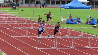 90m Hurdles U13 & U14 Men Final, 2026 ANQ Championships, Townsville 27/09/2026 