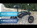 Test Fr du F-Wheel DYU D1, la draisienne électrique ultra sympa (pour adultes)