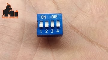 DS04-C163 | DS-04 flat dial switch 4 bit code switch 2.54mm pin DIP switch
