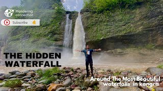 HIDDEN WATERFALL IN KANGRA || Risky Trek🏔 || UNEXPLORED PARADISE || INCREDIBLE HIMACHAL 🌍🍁🌈