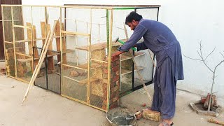 How to make pegion house with metal net door wonderful making