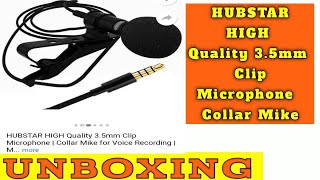 Hubstar High Quality 3.5Mm Microphone Review