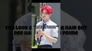 bro looks so cool in red hair